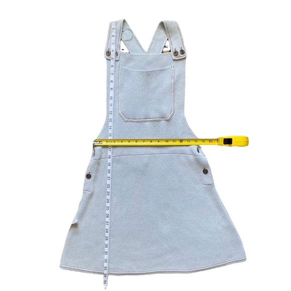 Zara Mini Dress Knit Overalls Mini Dress Blue S - Picture 13 of 15